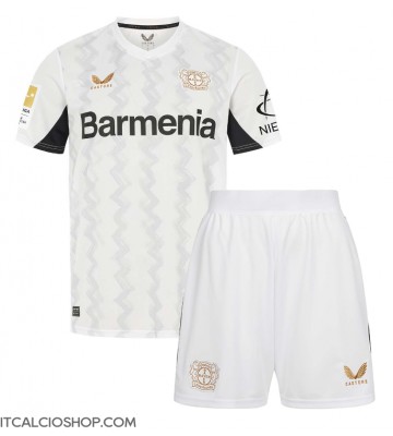 Bayer Leverkusen Seconda Maglia Bambino 2024-25 Manica Corta (+ Pantaloni corti)